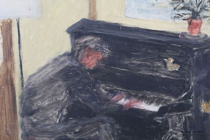 GIRAUD J.

The pianist

Oil on cardboard

Signed...