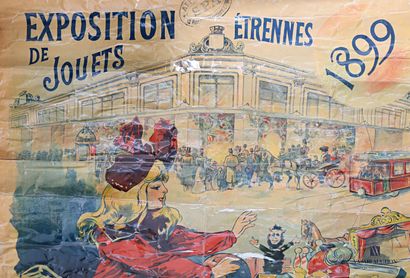 Lot including two posters :

- Grand Bazar...