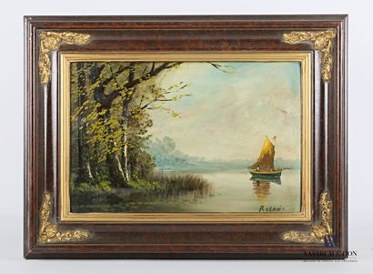 ROLAND (20th century)

Sailboat on the lake

Oil...