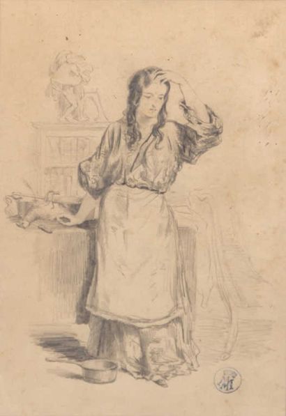 GAVARNI Paul (1804-1866), Attributed to

Woman...