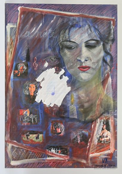 Lot of five paintings

PASSANITI Francesco...