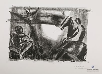 DULOUT R. (20th century)

Rider and spectator

Lithograph...