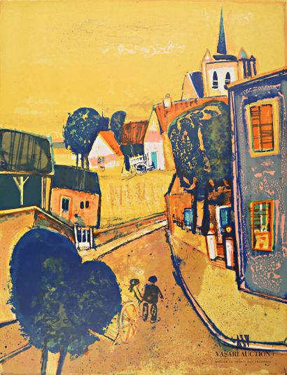 SHART Serge (1927-2011), after

Golden landscape

Lithograph...