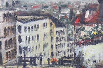 BUCHER I. (XXth century)

View of Paris

Oil...