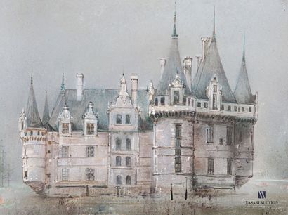 LOUEDIN Bernard (1938)

Castle of Azay-le-Rideau

Oil...