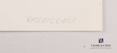 PASCAILLOU (XXth century), after

At the...