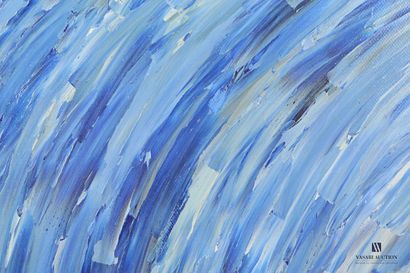 HEITTER (20th century)

Monochrome in blue

Oil...