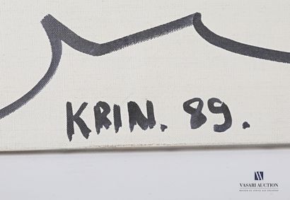KRIN Johnny (20th century)

Face in profile...