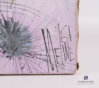 MELINE (20th century)

Still life with thistles

Signed...