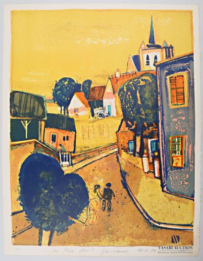 SHART Serge (1927-2011), after

Golden landscape

Lithograph...