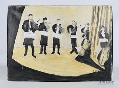 J. GERAUD (XXth century)

The orchestra 

Oil...