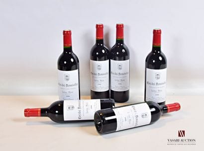 6 bottles CLOS DES DEMOISEILLES Listrac 1998

	And....
