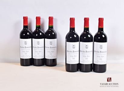 6 bottles CLOS DES DEMOISEILLES Listrac 1998

	And....
