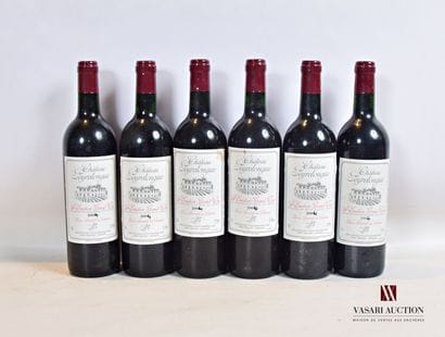 6 bottles Château PEYRELONGUE St Emilion...