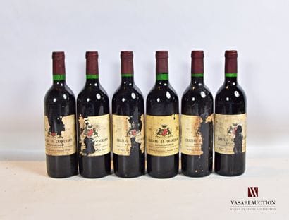 6 bottles Château de GRANCHAMP Montagne St...