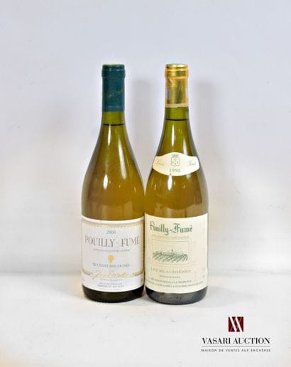 Lot de 2 bouteilles comprenant :		

1 bouteille	POUILLY...