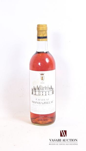1 bouteille	MONBAZILLAC mise Château Monbazillac		1976

	Et....