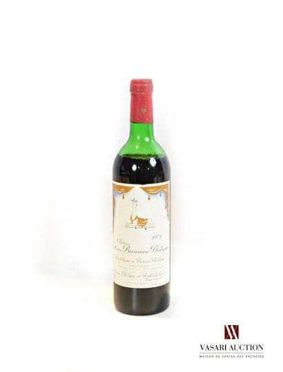 1 bouteille	Château MOUTON BARONNE PHILIPPE	Pauillac...