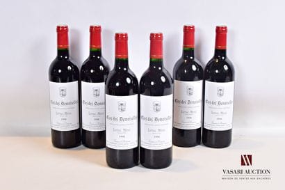 6 bottles CLOS DES DEMOISEILLES Listrac 1998

	And....