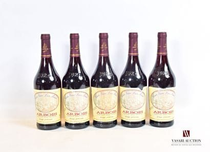 5 bottles ARBOIS Rouge ponceau 