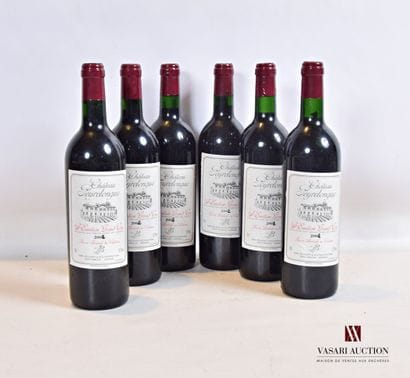 6 bottles Château PEYRELONGUE St Emilion...