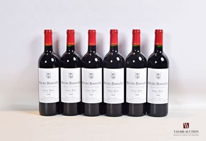6 bottles CLOS DES DEMOISEILLES Listrac 1998

	And....