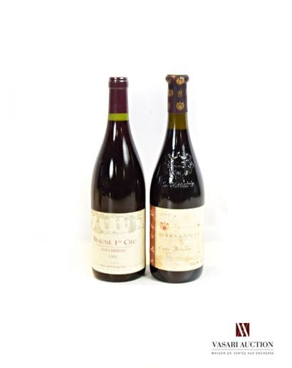 Lot of 2 bottles including :

1 bottle BEAUNE...