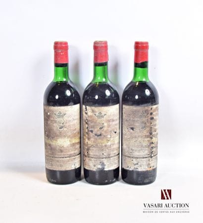 3 bottles MARQUIS DE ST ESTÈPHE St Estèphe...