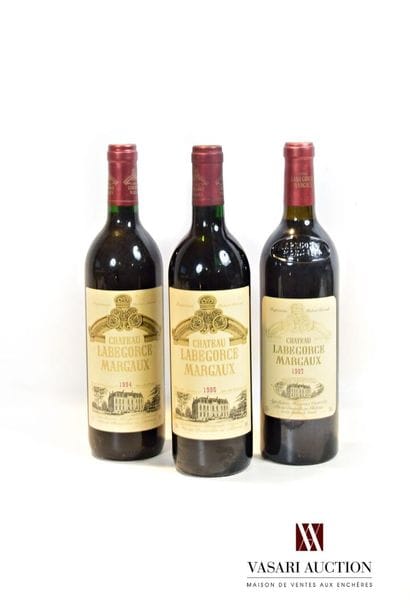 3 bottles Château LABÉGORCE Margaux

	1 bottle...