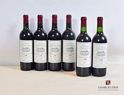 6 bottles Château PEYRELONGUE St Emilion...