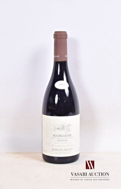 1 bouteille	BOURGOGNE Roncevie mise Domaine...