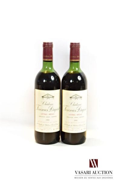 2 bottles Château FOURCAS DUPRÉ Listrac 1981

	And....
