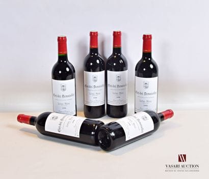 6 bottles CLOS DES DEMOISEILLES Listrac 1998

	And....