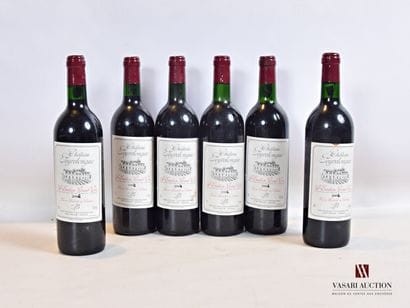 6 bottles Château PEYRELONGUE St Emilion...