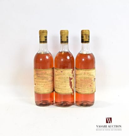 3 bouteilles	DOMAINE DE PARENTEAU	Ste Croix...