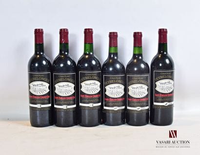 6 bottles Château PEYRELONGUE St Emilion...