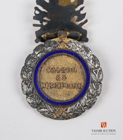 Military medal, token 27 mm, mobile bélière,...