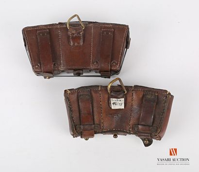 Pair of German cartridge belts model 1907,...