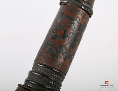 Indochinese sword, slightly curved blade...