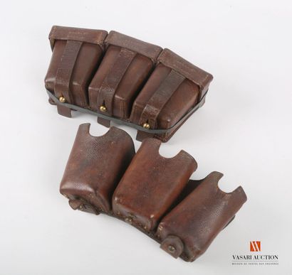 Pair of German cartridge belts model 1907,...