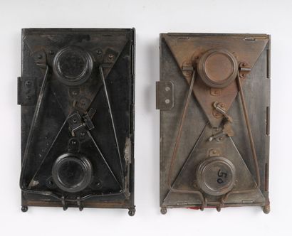 Two folding lanterns Monjardet model 191...