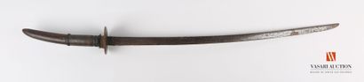 Indochinese sword, slightly curved blade...