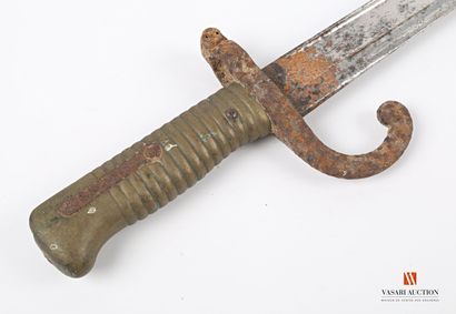 Chassepot bayonet model 1886, yatagan blade,...