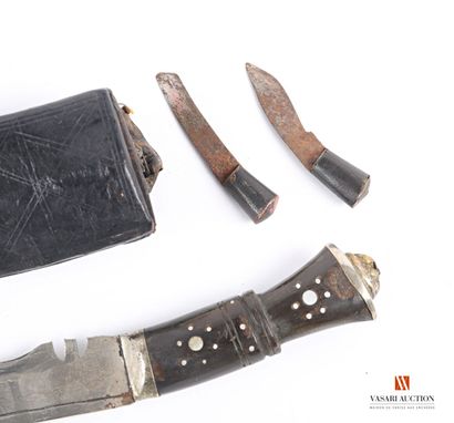 Kukri, beautiful slightly curved blade of...
