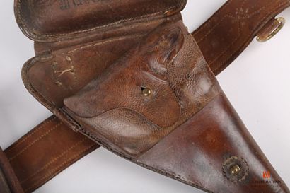 Officer's belt, marked inside 