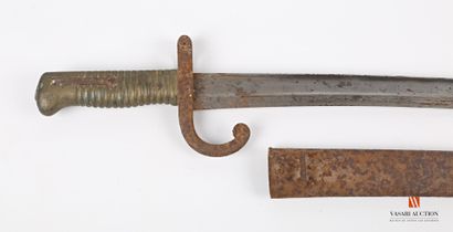 Chassepot bayonet model 1886, yatagan blade,...