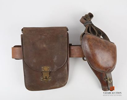 Officer's belt, marked inside 