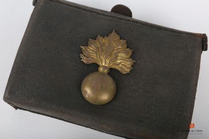 Cartridge belt of gendarme with foot, leather...