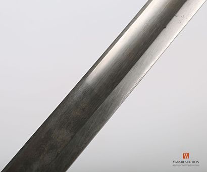 Three export bayonet blades, marked on the...