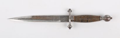 Knife-dagger, blade 17 cm, engraved with...